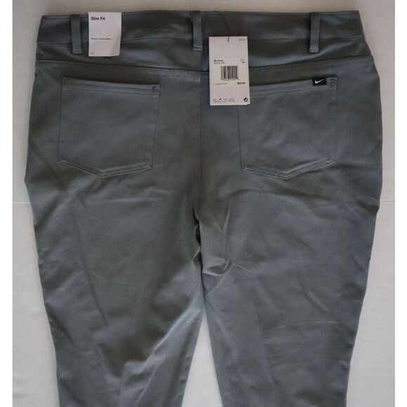 Nike BV6081 084 Women's Sz 14 Gray DRI-FIT Slim Fit Golf Pants - Picture 7 of 9